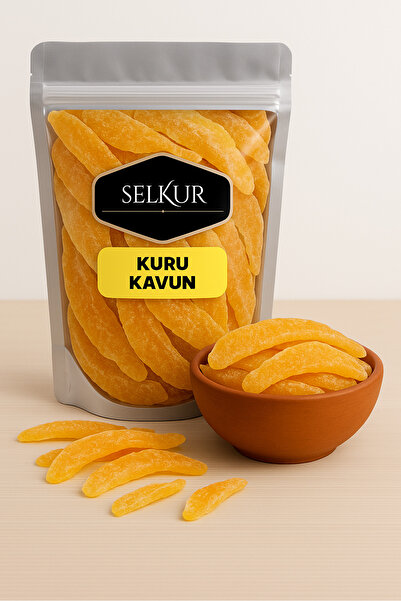 SELKUR البطيخ المجفف 1 كجم درجة أولى (مقطع)