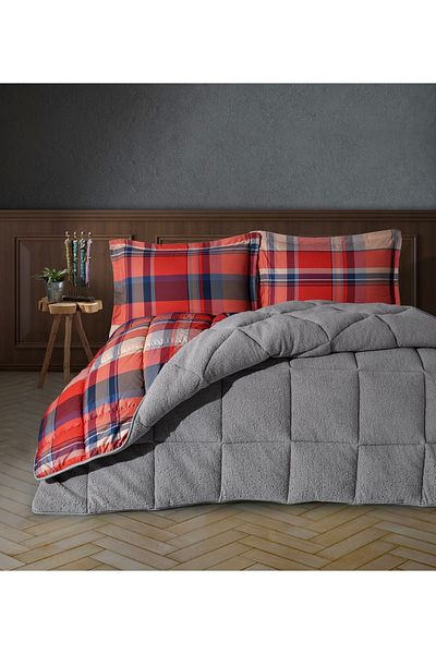Clasy Wellsoft Quilt Set Single Life Is V2 Gray