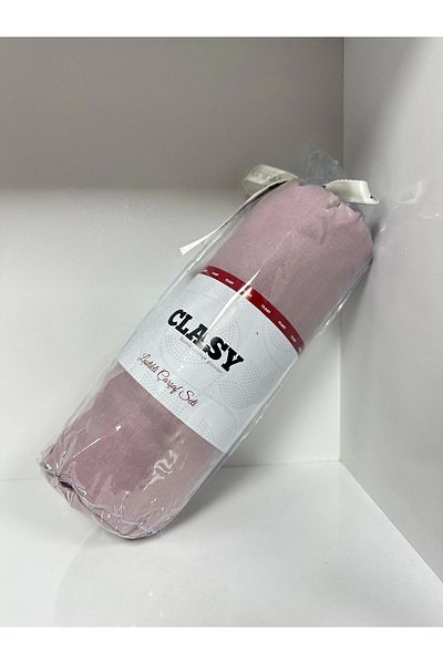 Clasy Ranforce Pink Single Elastic Sheet Set