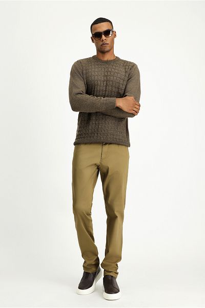 Kiğılı Crew Neck Regular Fit Patterned Knitwear Sweater