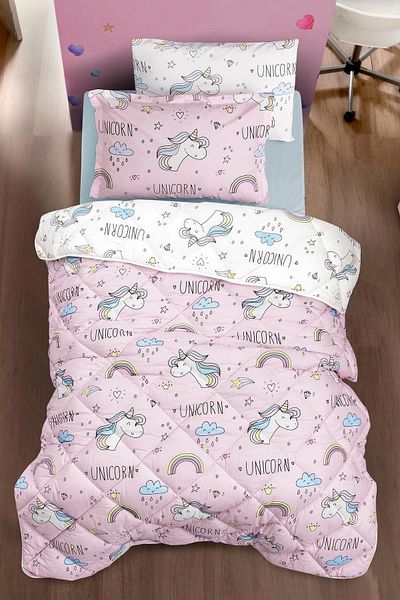 Clasy Ranforce Single Quilt Unicorn Children's Quilt