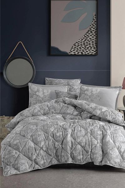 Clasy Ranforce Gray Single Sleeping Set - Destin V1