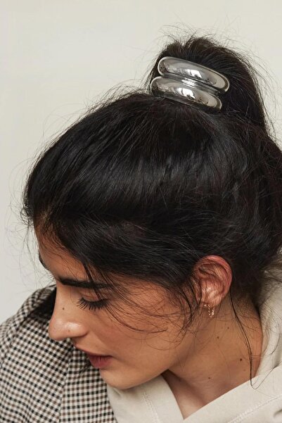 New Obsessions Petite Two-Looking Metal Ponytail Buckle
