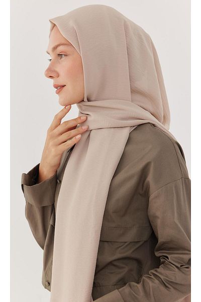 MİRSOY SCARF Μπεζ σάλι τζαζ