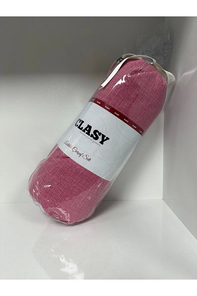 Clasy طقم ملاءات مرنة Ranforce مزدوج اللون بلون الكرز