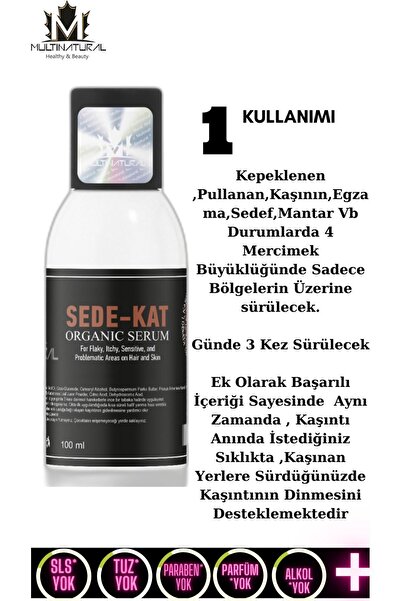 multinatural Sede-kat Kremi,kepeklenen,hasas , E.gzama Karşıtı Krem 100ml
