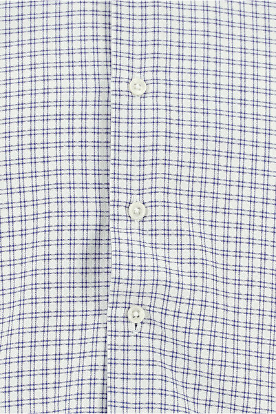 Abdullah Kiğılı Cămașă din bumbac în carouri slim fit cu mânecă lungă