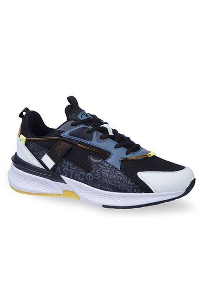 M.P. 232-1244 Mp Men's Sports Casual Black-White Men's Casual Shoes