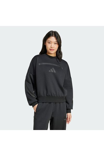 adidas Z.N.E. Women's Black Sweatshirt (Je7855)