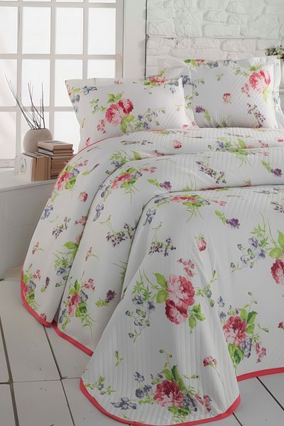 GAMA HOME Jacquard Double Bed Cover / with Special Design Bag / with Different Color and Pattern Options