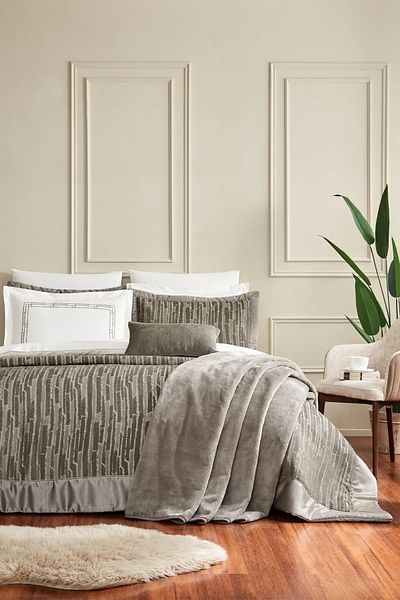 Özdilek Velluto Double 27 Piece Dowry Set - Beige