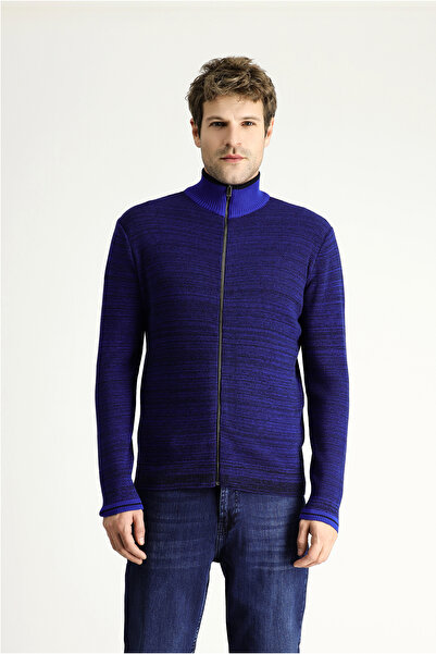 Kiğılı Cotton Slim Fit Knitwear Cardigan - Slim Fit and Zippered
