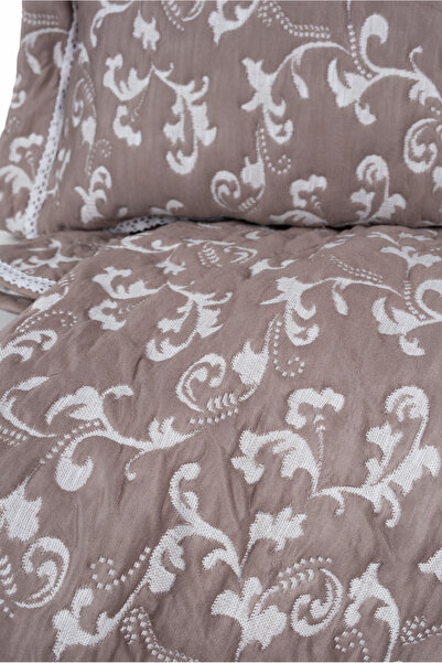 GAMA HOME Jakarlı Tek Kişilik Yatak Örtüsü / Özel Tasarım Çantalı / Farklı Renk ve Desen Seçenekleriyle