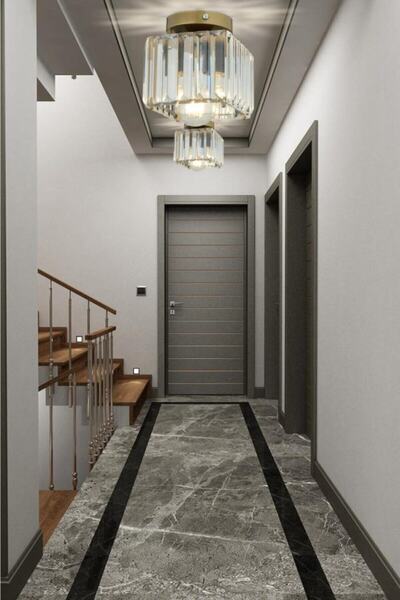 İstanbul Avize Plafonyer Tavan Eskitme K-10 Kristal Taşlı Avize