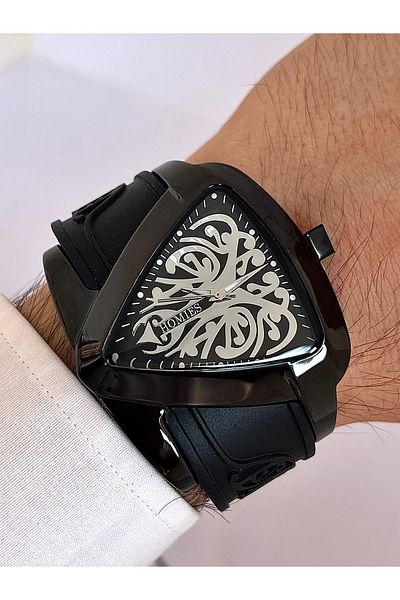 Homies Men's Wristwatch Triangle Polat Watch Original Gift Box with Bracelet Gift.Hmem00201