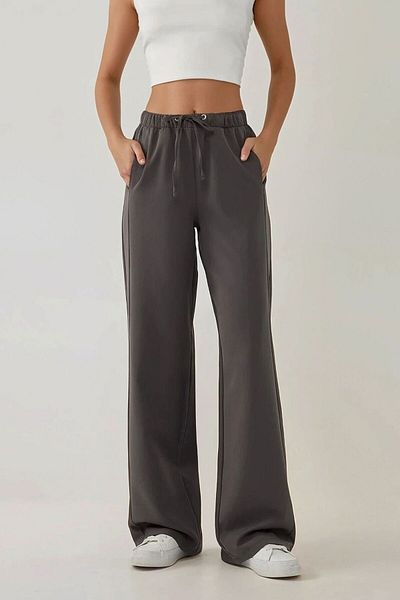 Hiccup Pantaloni tricotați texturați cu picioare largi