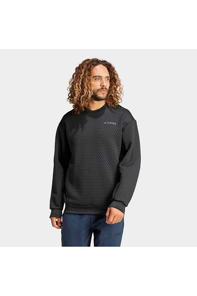 adidas Ανδρικό μαύρο φούτερ Terrex Xploric (IX3941)