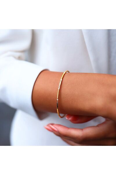 İdeal Sarraf 22 Ayar Altın Işçiliksiz Ajda Bilezik 10 gr