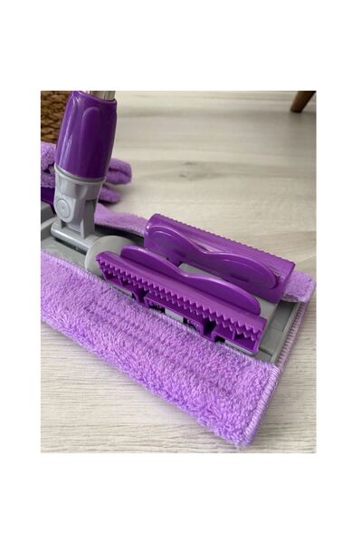 homeneeds Mandallı Tak-Çıkar Teleskopik Saplı Mop - Yedek Bezli