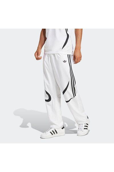 adidas Ανδρικό λευκό αθλητικό παντελόνι Adicolor Teamgeist (JP1119)