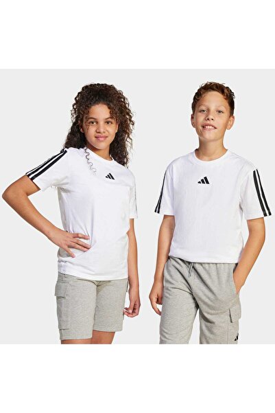 adidas Tricou alb pentru copii Essentials (JD6488)
