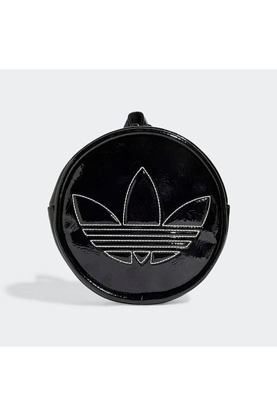 adidas Mini rucsac negru Adicolor Round pentru femei (JD5561)