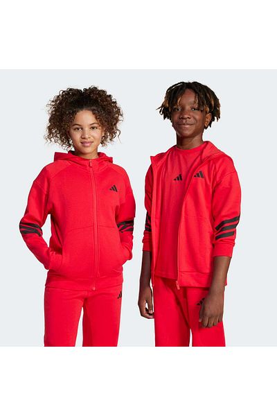 adidas Future Icons Kids Red Jacket (Jj4802)