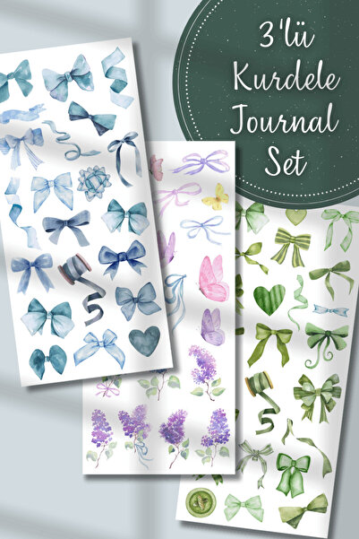 Hume Craft مجموعة ملصقات تحت عنوان الشريط مكونة من 3 قطع / مناسبة لمجلة مجلة ...