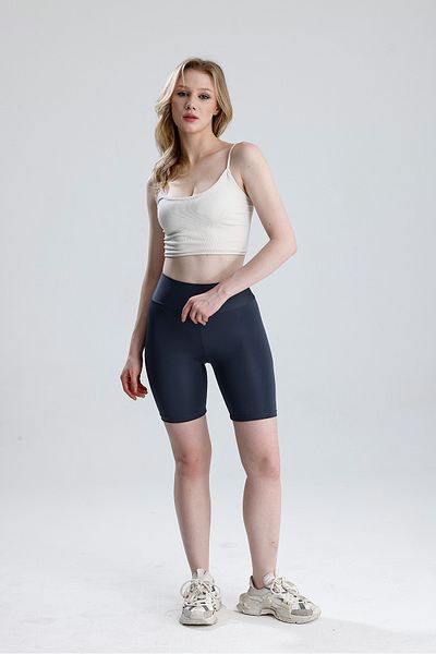 let s shine Pantaloni scurți de scafandru cu talie înaltă pentru femei