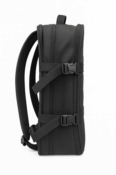 Çantachım حقيبة ظهر للكمبيوتر المحمول قابلة للتوسيع مقاس 17.3 بوصة مع جهاز USB