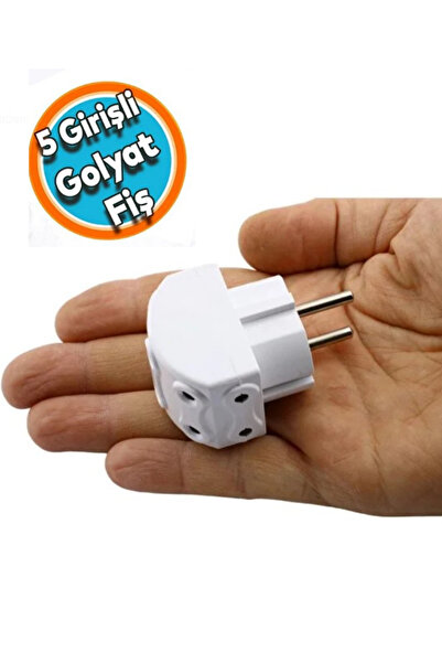KL HOME 5 Girişili Elektrik Prizi Çoklu Grup Priz Çoğaltıcı Fiş
