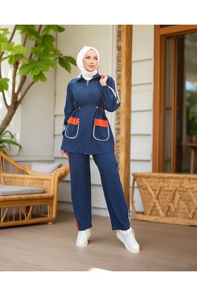 Wovi Women's Tracksuit Set - Hijab Bottom - Top Set