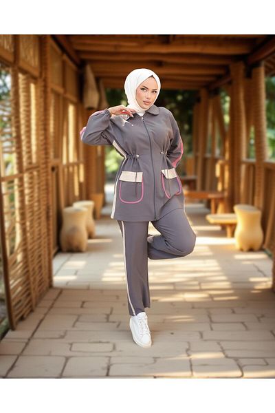 Wovi Women's Tracksuit Set - Hijab Bottom - Top Set