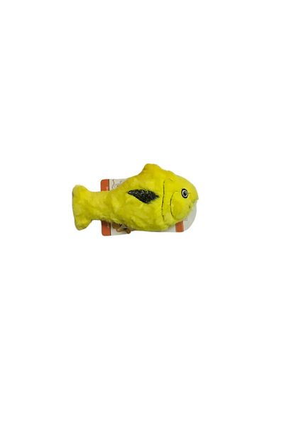 LİON PAW Plush Fish Toy with Sound for Cats and Dogs