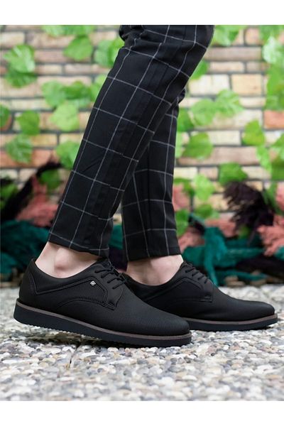 CONTEYNER Men's Black Oxford Shoes