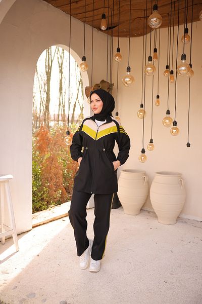 Wovi Hijab Φούτερ Κοστούμι Διπλό Κάτω - Κορυφαίο Σετ