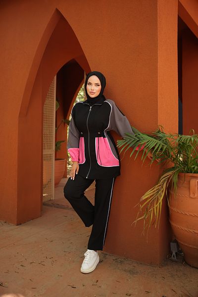 Wovi Moda Σετ αθλητικής φόρμας Hijab - Προσφέρει κομψή και μοντέρνα γυναικεία εμφάνιση