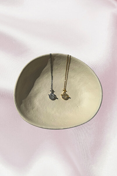 Kairon Accessories Paslanmaz Çelik Pinterest Tarz Gezegen Yıldız Kadın Kolye