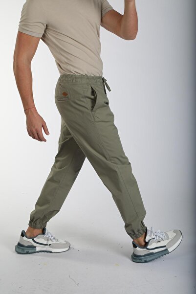Lee Cooper Jogger 2 Erkek Dokuma Pantolon Haki