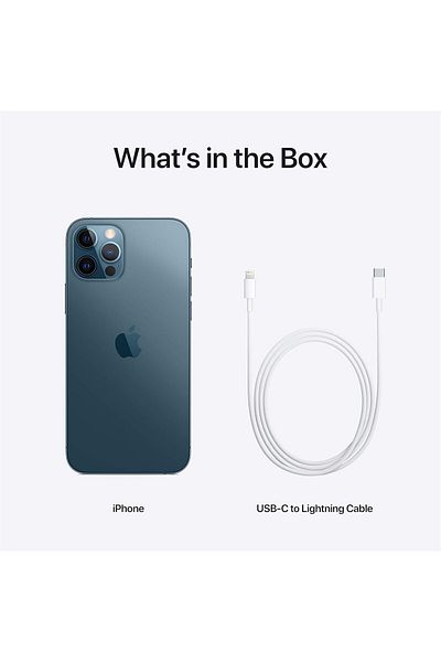 Apple Refurbished - iPhone 12 Pro 256GB, Pacific Blue, 5G, with FaceTime - International Version