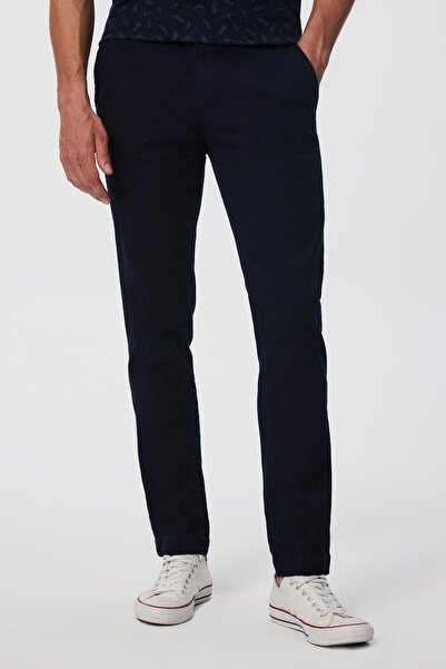 Lee Cooper Роберт Нормальний Вузький Конічний Крій Звужуються Штанини 100% Бавовна Синій Чоловічі Штани