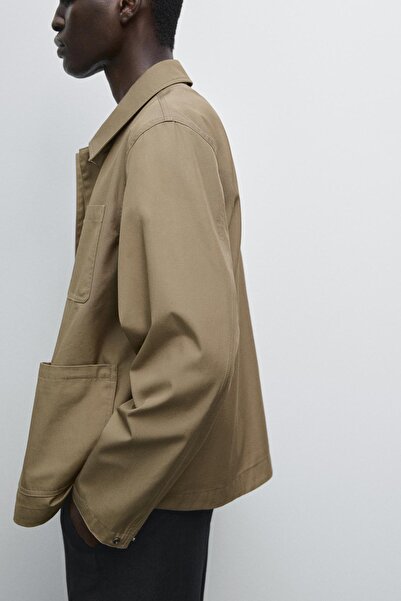 Massimo Dutti Cepli %100 pamuklu ceket