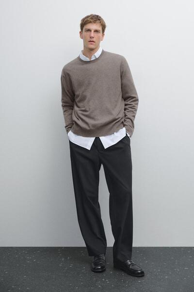 Massimo Dutti Bisiklet yaka kaşmir triko kazak