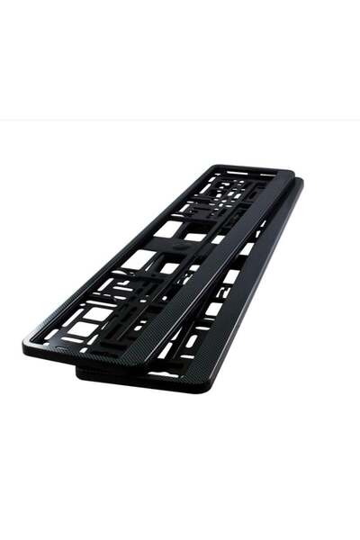 OEM Set 2 bucati suport numar inmatriculare auto HP culoare rama carbon 8x surub
