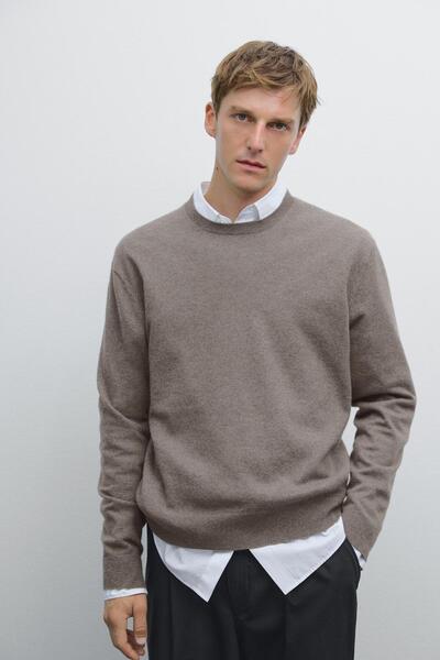 Massimo Dutti Bisiklet yaka kaşmir triko kazak