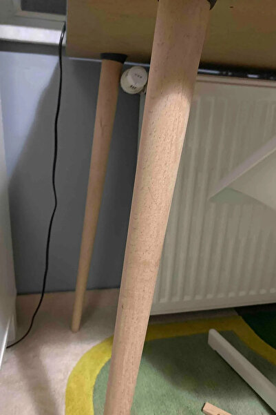 Ema orman Picioare de masă conice brute de 70 cm 2 buc