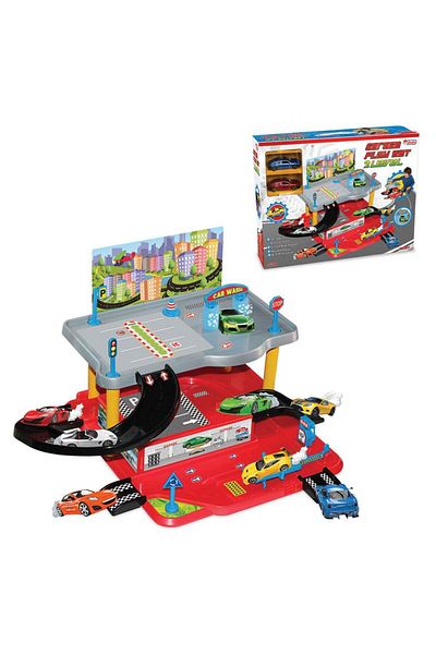 DEDE 2 Storey Garage Play Set