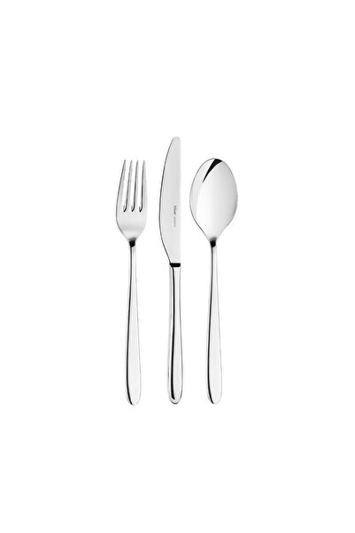 Hisar Side 84 Piece 12 Person Fork Spoon Knife Set