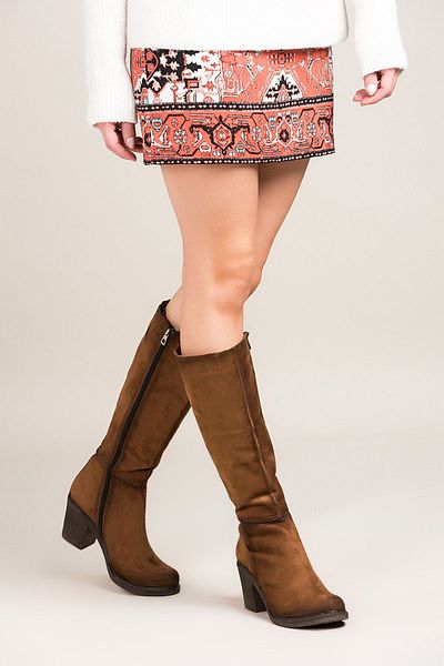 Fox Shoes Tan Γυναικείες Μπότες C674250302