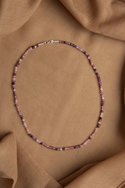 OSMANLI DEĞERLİ TAŞ Sertifikalı Turmalin 3-4 mm Fasetli Kesim Doğal Taş Kolye